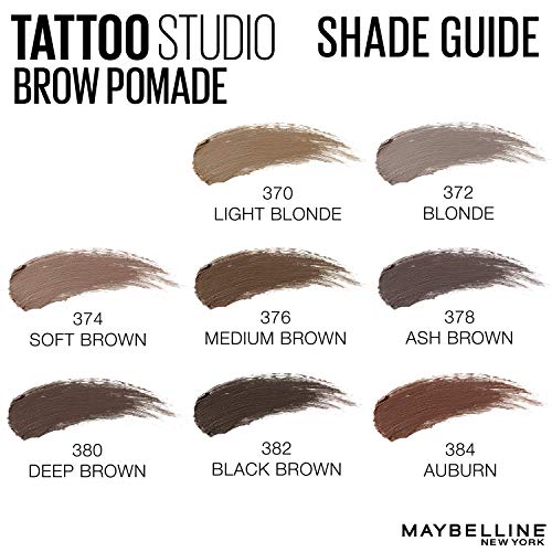 Buildable coverage allows subtle to bold brow shading.