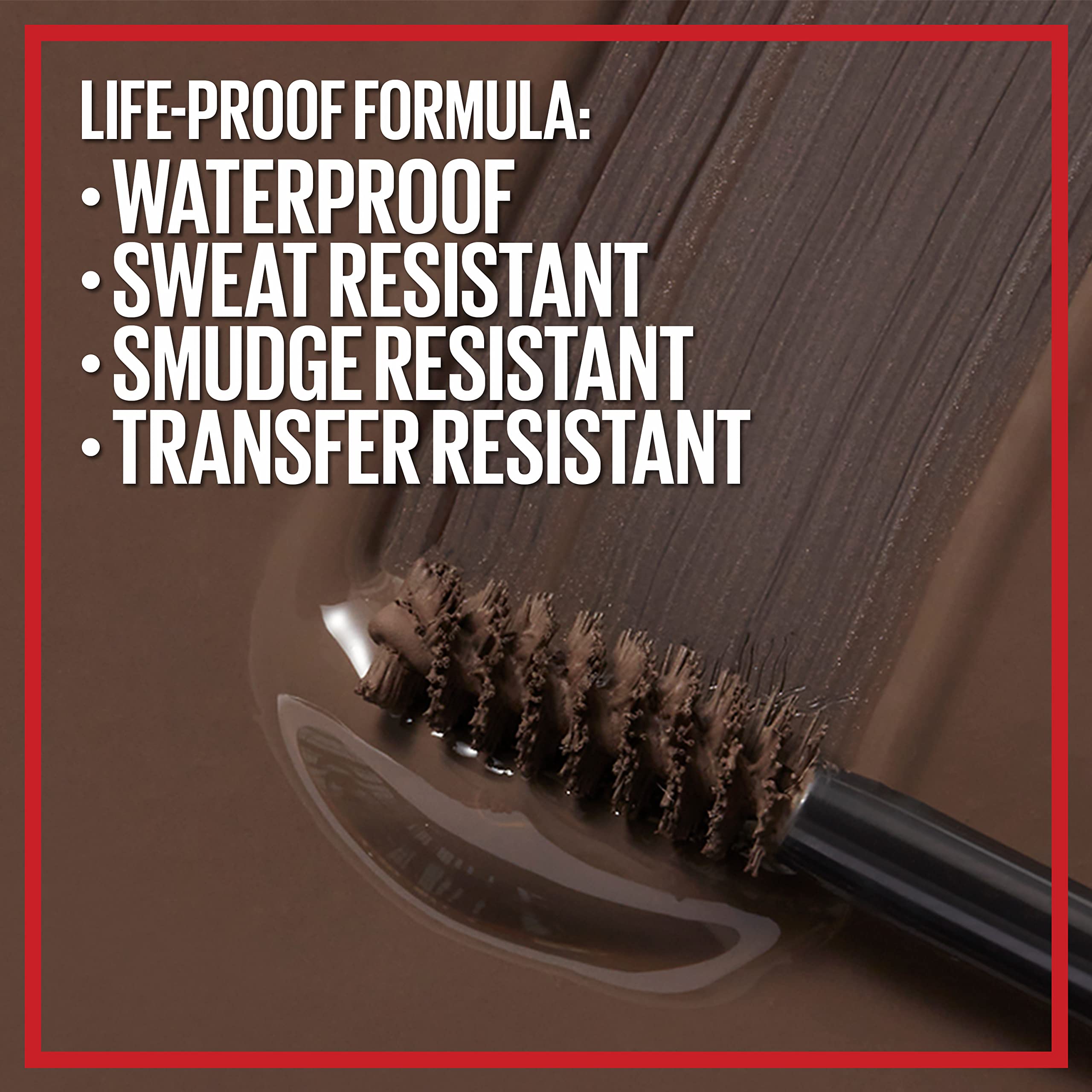 Maybelline Tattoo Studio Brow Styling Gel on brows for a fuller, sculpted look.