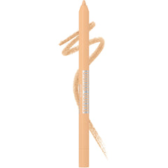 Maybelline Tattoo Studio Eyeliner biscotti-cream application demonstrates smooth, precise lines