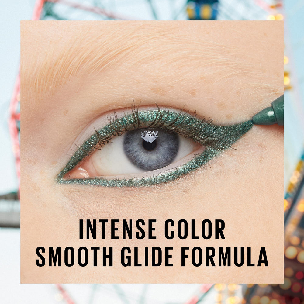 Maybelline Tattoo Studio Eyeliner long-wear 36hr demonstrates durable definition