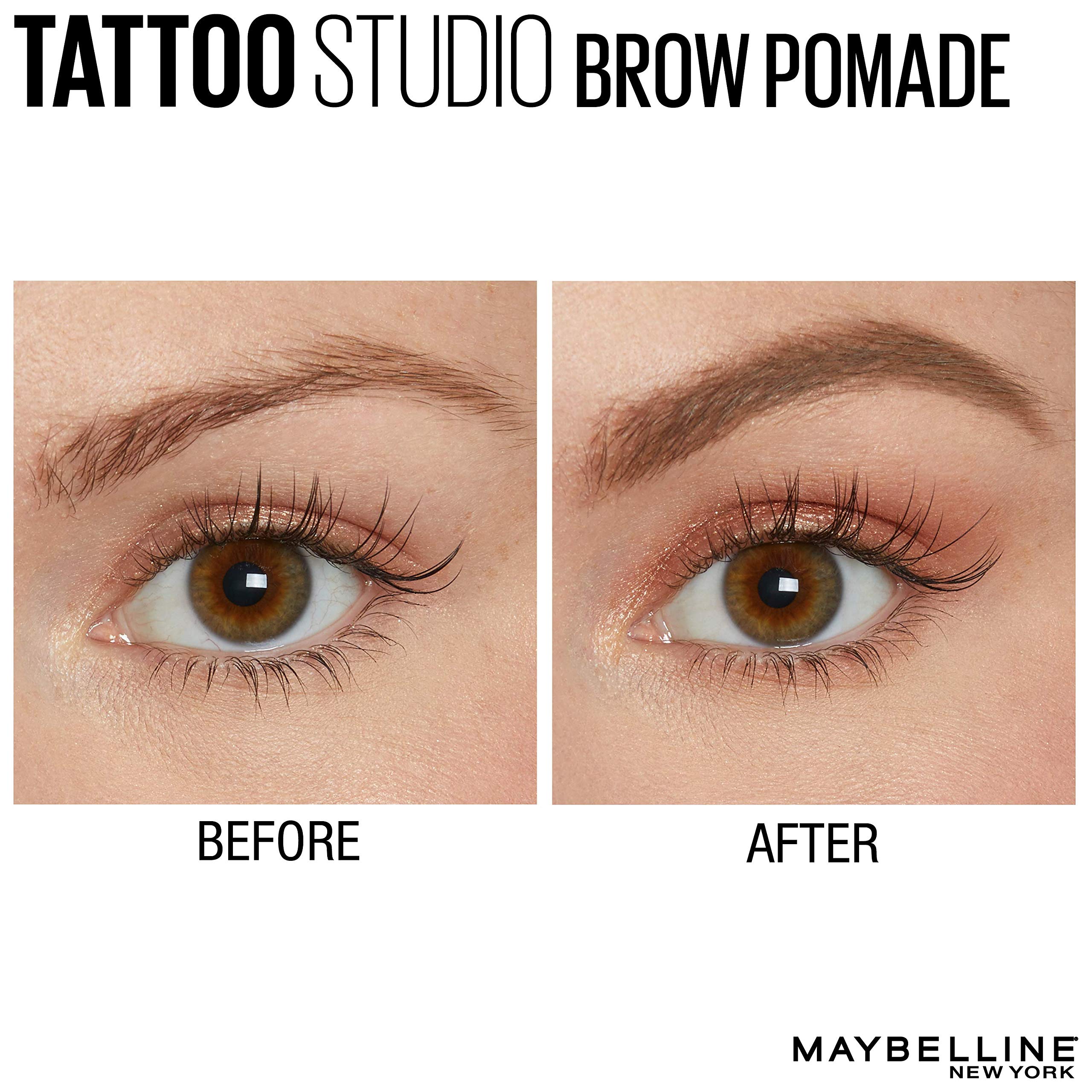 Maybelline Brow Pomade spoolie for blending and feathering brow hairs