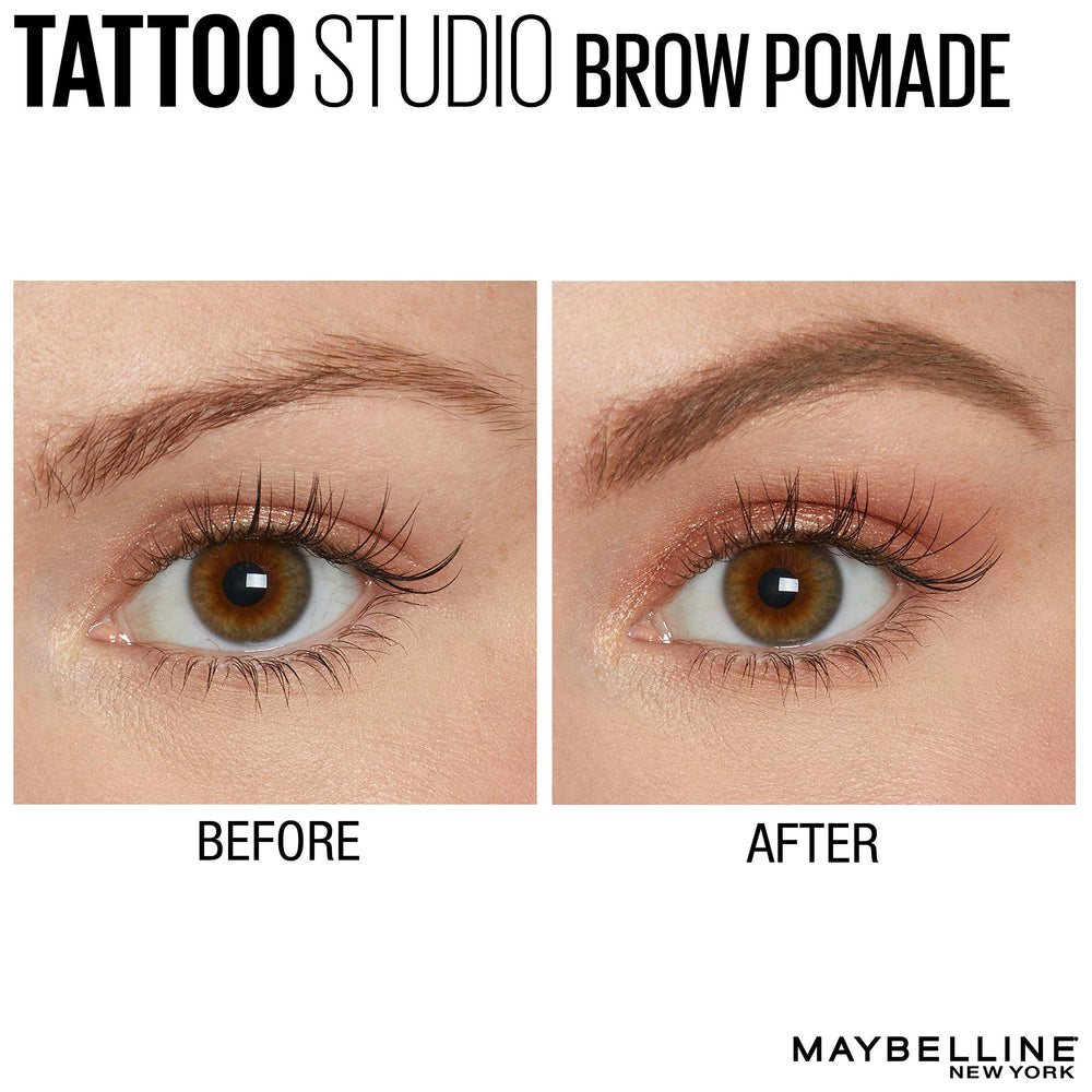 Maybelline Brow Pomade spoolie for blending and feathering brow hairs