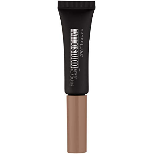 Maybelline TattooStudio Soft Brown brow gel with spoolie for quick shaping