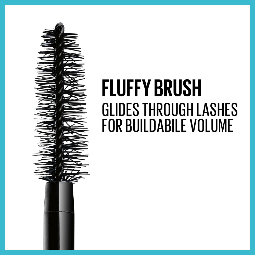 Maybelline Total Temptation mascara bottle Very Black showing bold long-wear definition