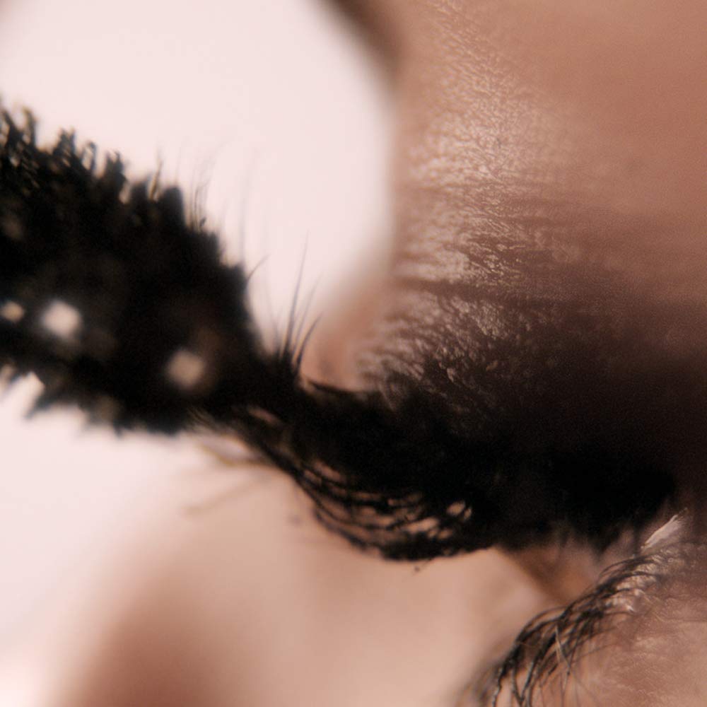 Maybelline Total Temptation Mascara dramatic look suitable for evening wear.