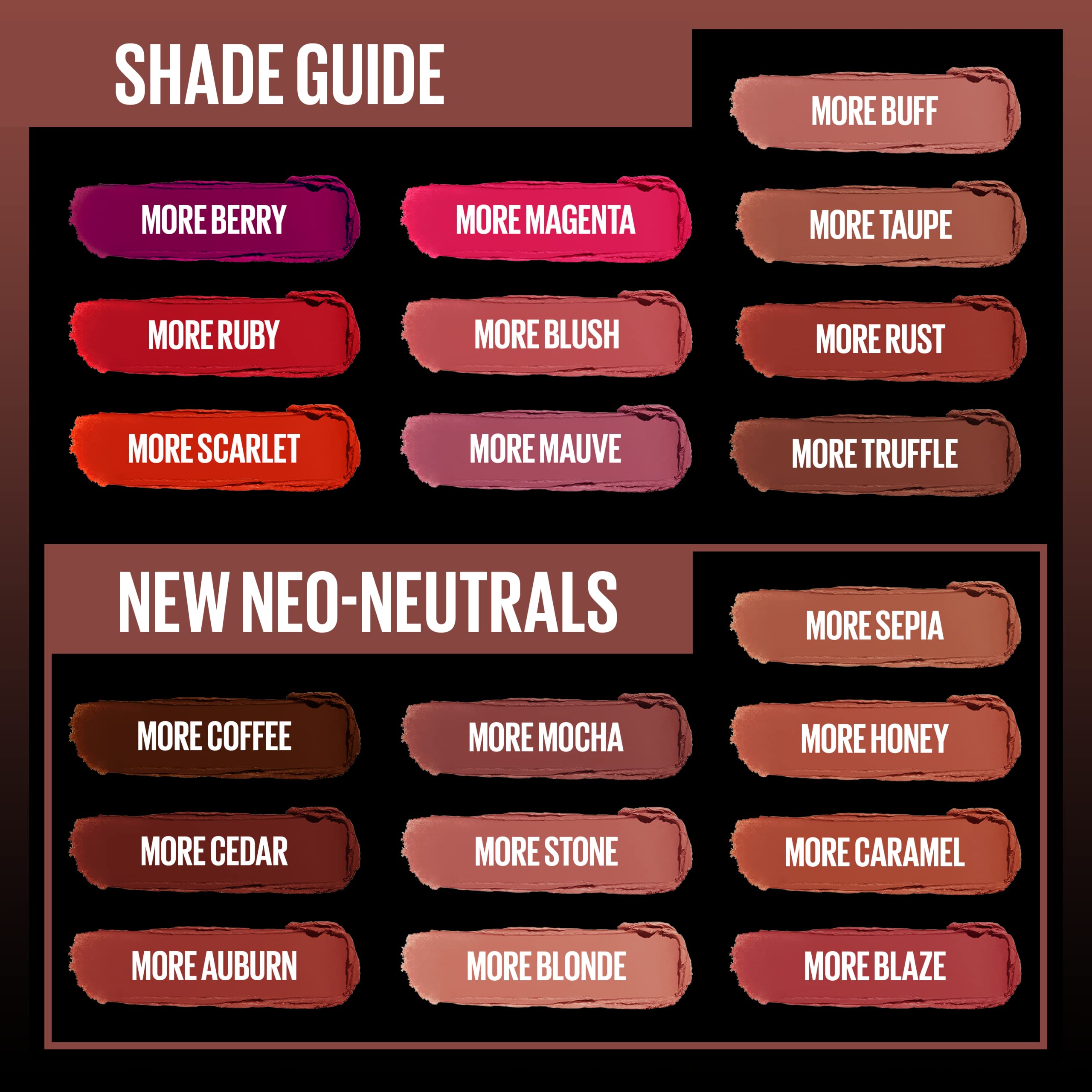 Application shot of Maybelline Ultimatte lipstick showing smooth glide and color depth.