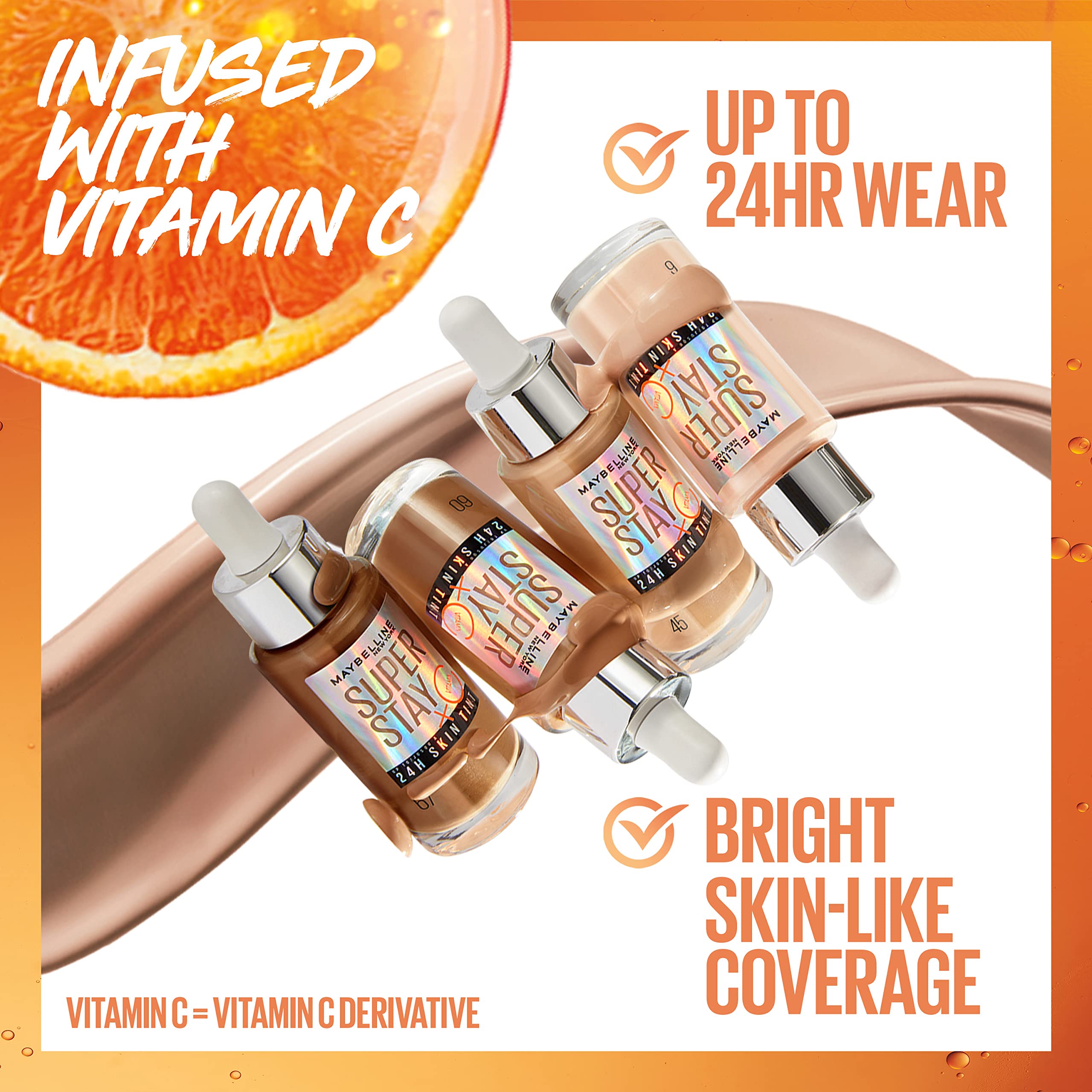 Maybelline vegan formula Skin Tint suitable for sensitive skin