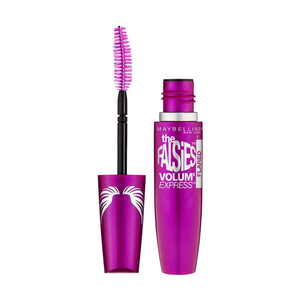 MAYBELLINE Volum' Express Falsies Flared Mascara muestra efecto acampanado para pestañas más amplias