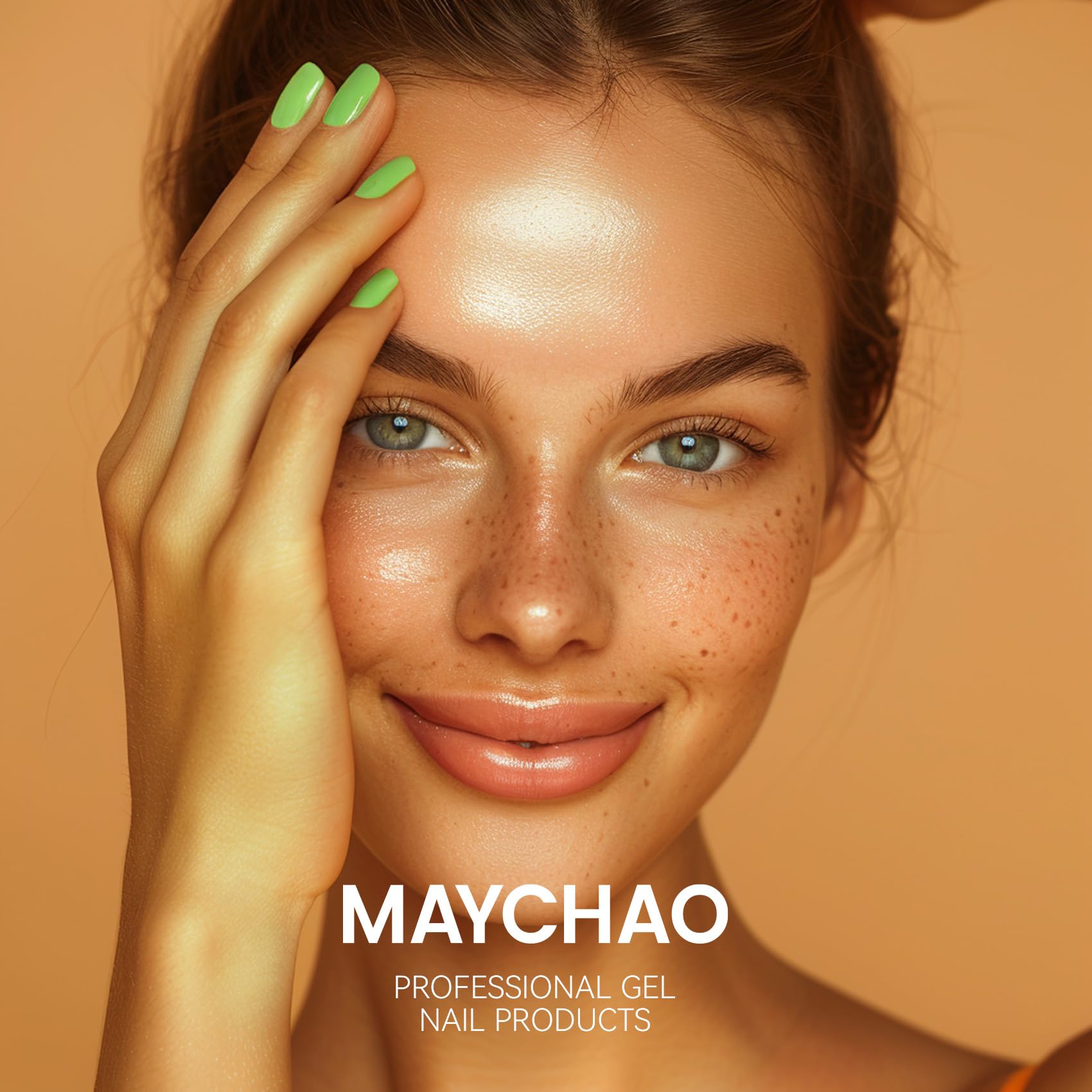 Maychao nail prep kit with base and top coats for durable finish
