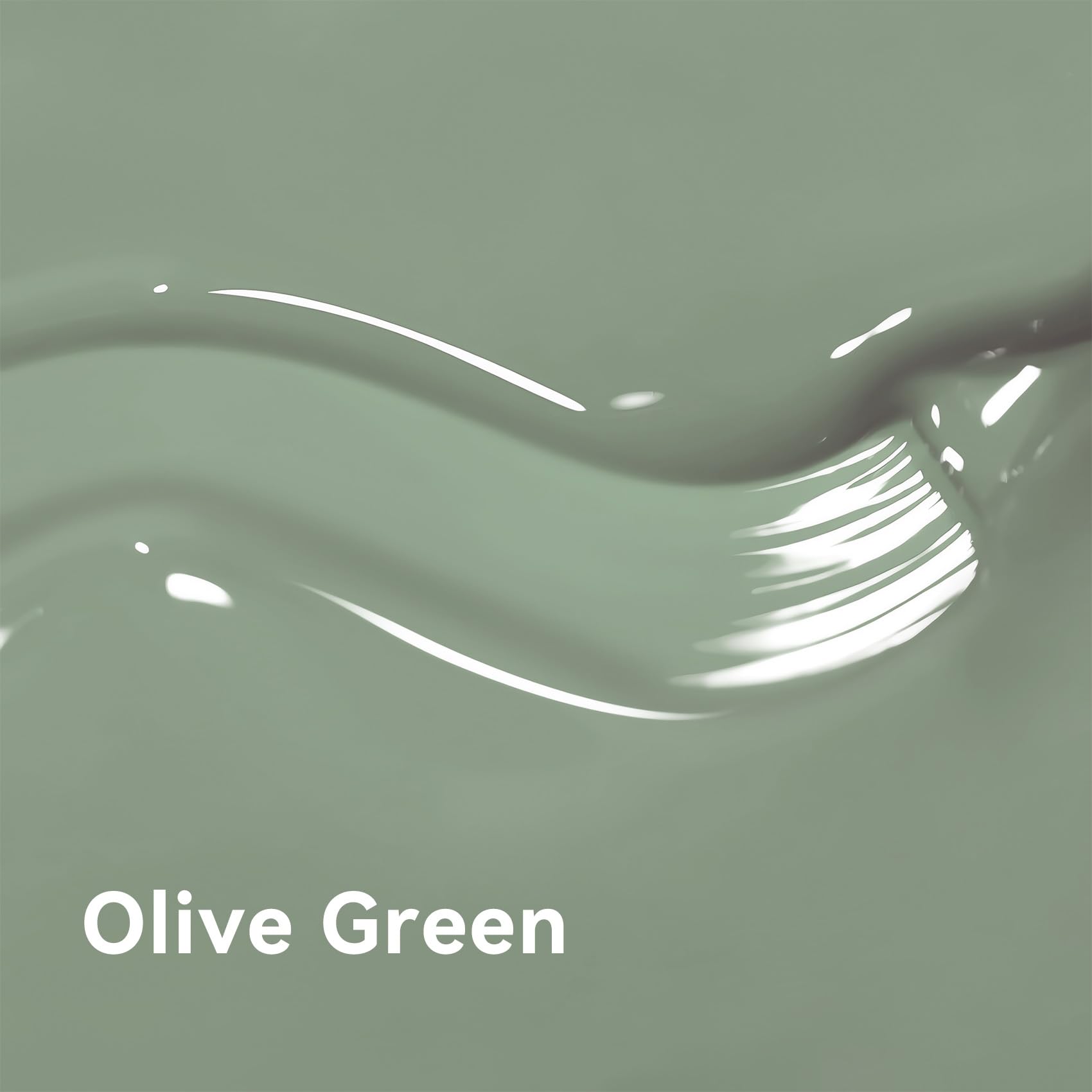 MAYCHAO sage-green gel nail polish closed-cap shows smooth color for home use.