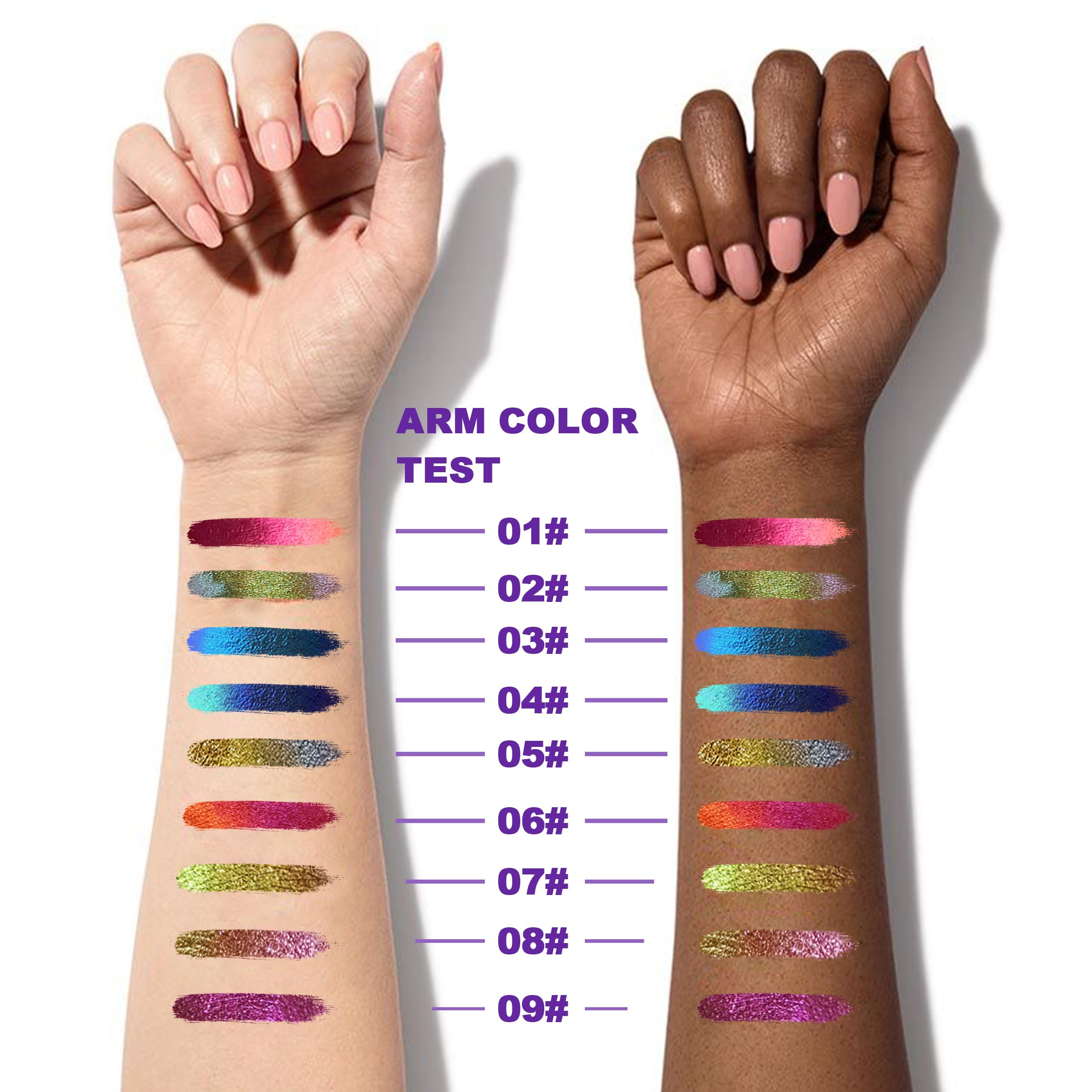 Maydear Chameleon Lipstick multipurpose dabbed on eyes or skin for shimmering color.