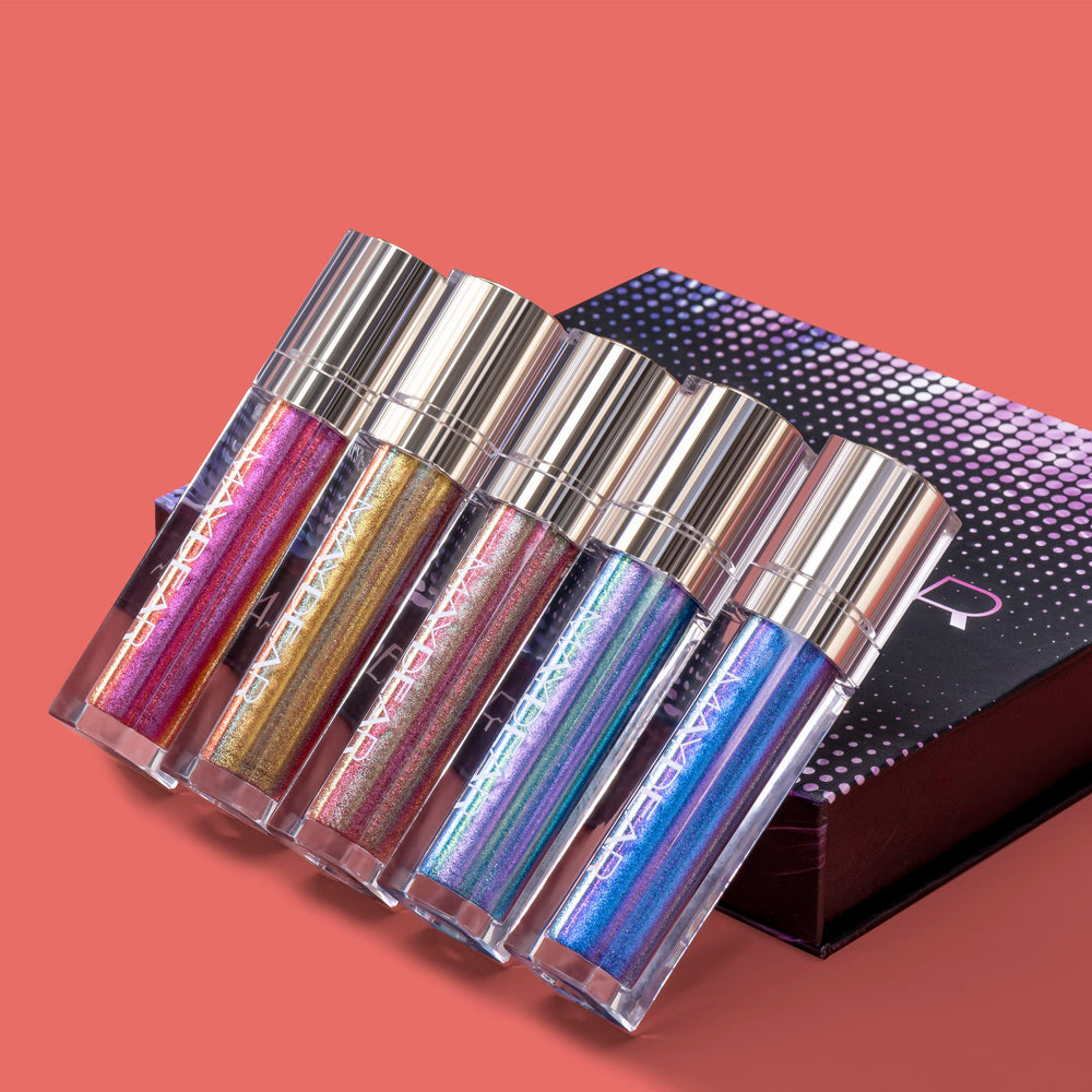 Chameleon lipstick at party scene shows bold color for standout makeup