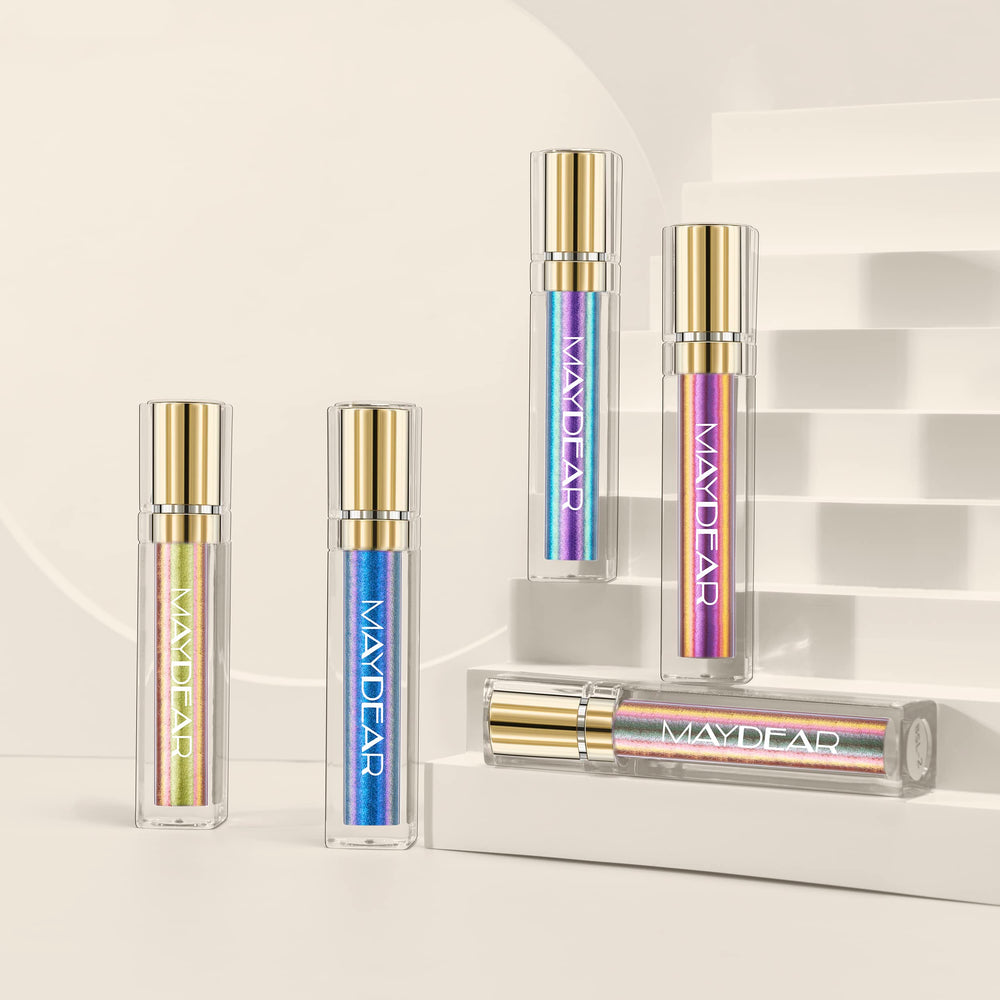Close-up maydear chameleon lipstick texture shows soft, moisturizing finish