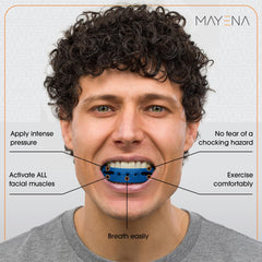 Mayena durable shell silicone construction cushions teeth and resists wear