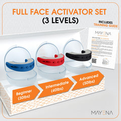 Mayena Full-Face Trainer arc design activates all facial muscles during workouts