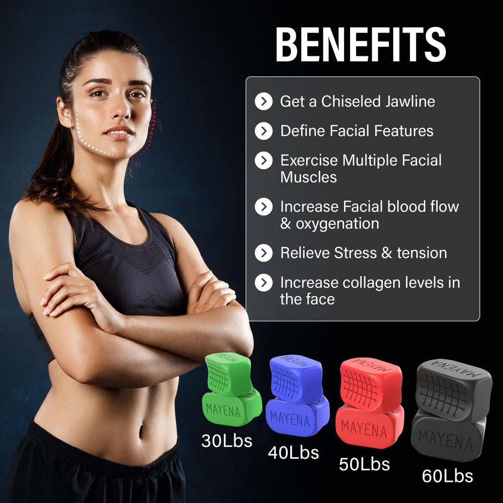 Mayena Sports jaw exerciser carrying case included for portable training sessions