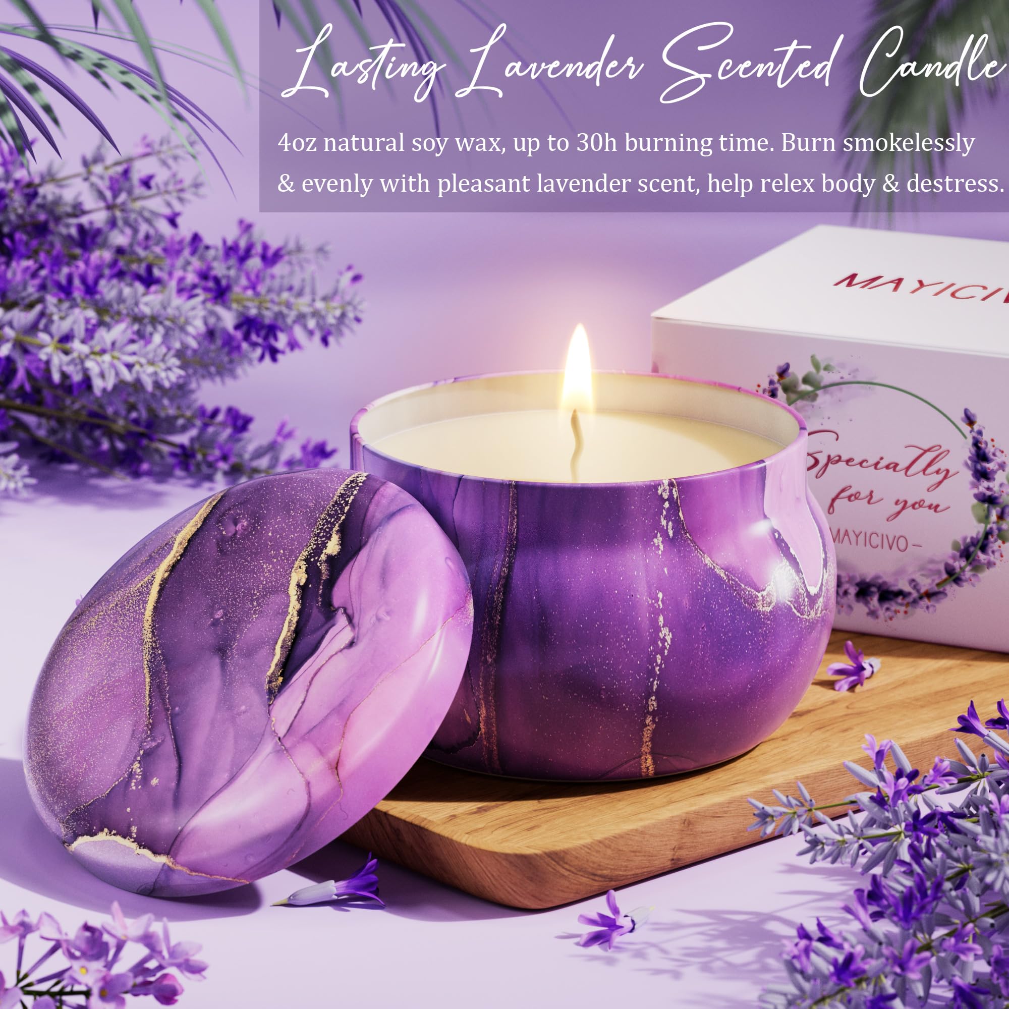 MAYICIVO bath sea salt enhances a soothing soak and scent.