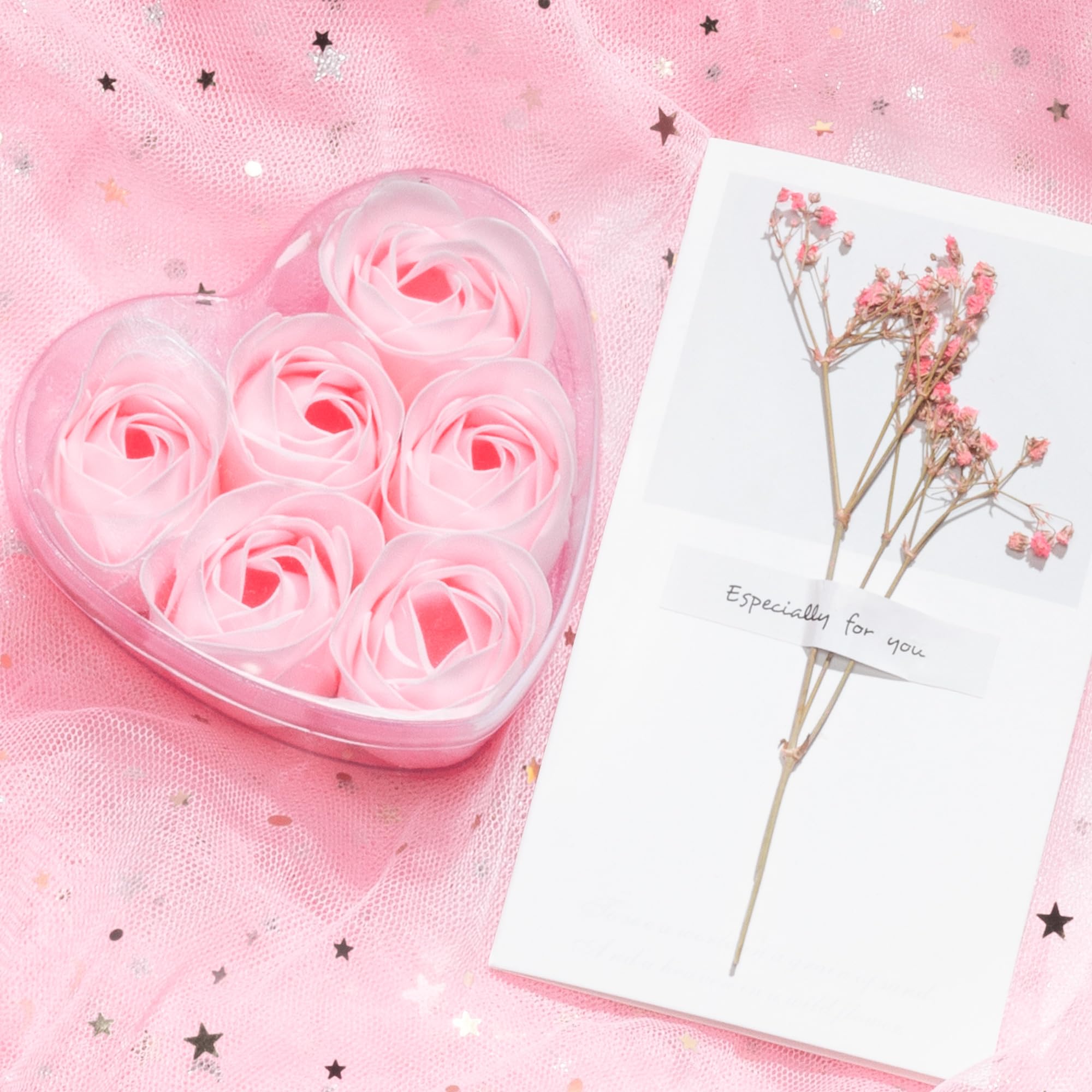MAYICIVO dried flower gift card adds a keepsake touch to the gift