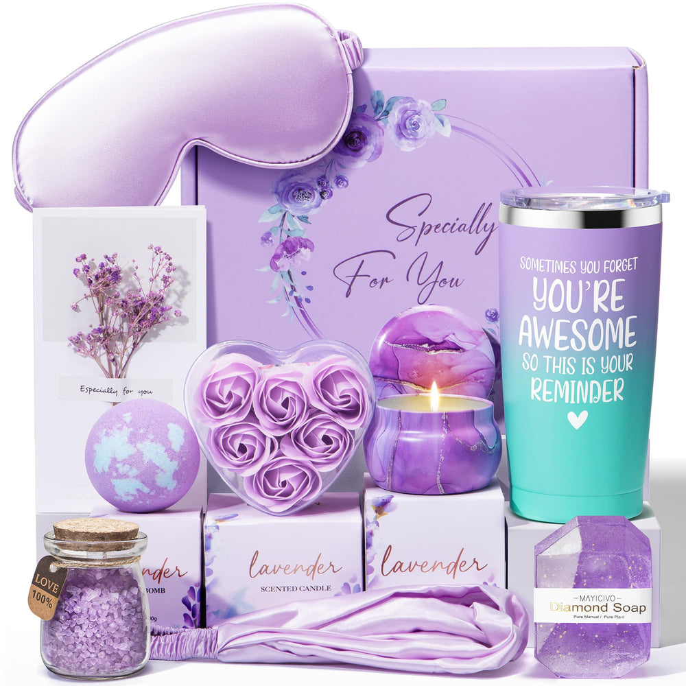 MAYICIVO relaxing spa gift basket ready for gifting and self-care.