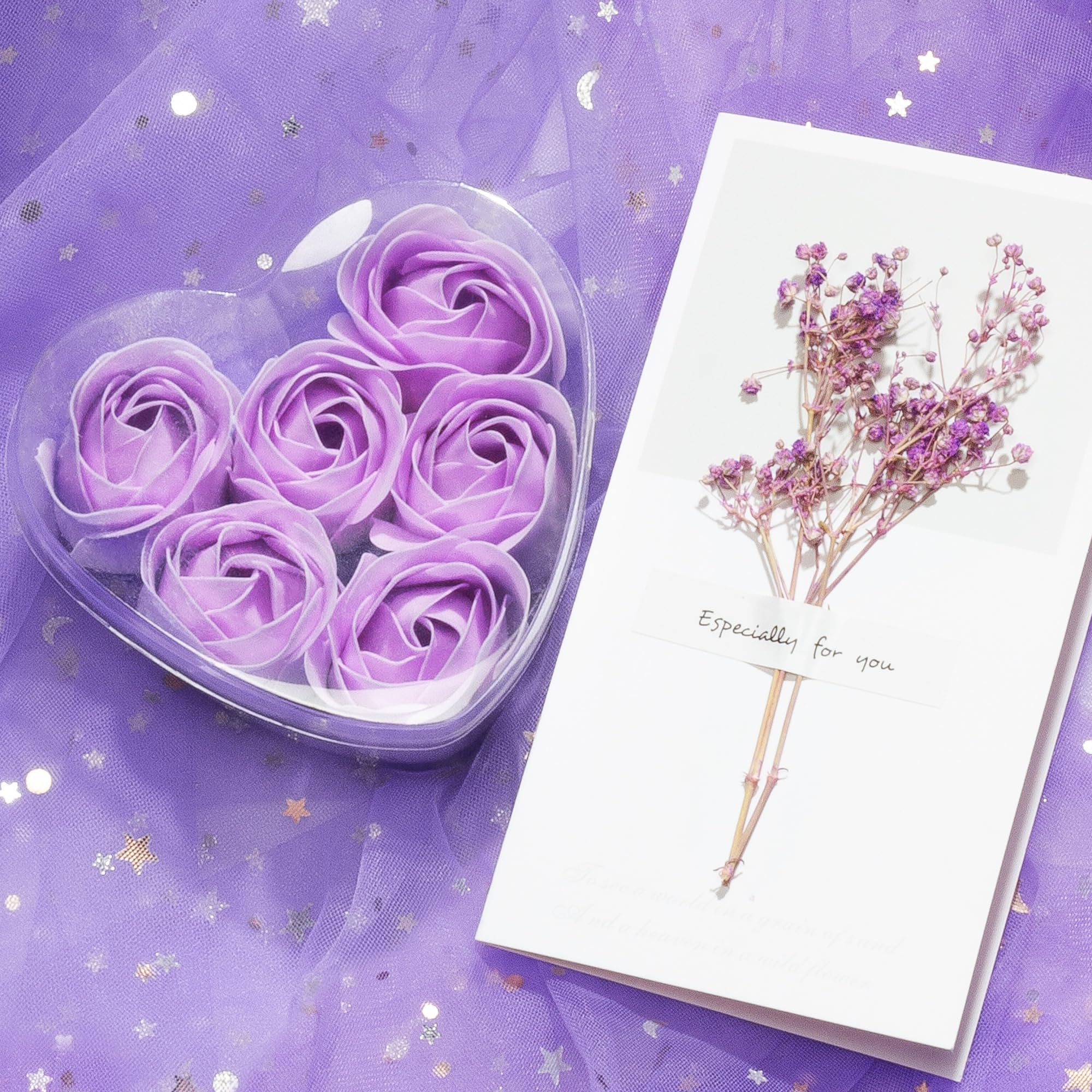 MAYICIVO silk headband keeps hair away during pampering.