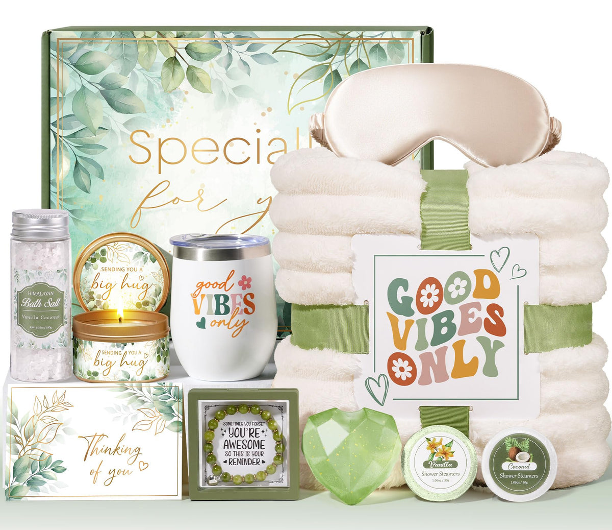 MAYICIVO spa gift blanket – soft microfiber for cozy warmth during relaxing evenings.