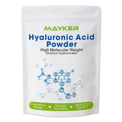 MAYKER Pure Hyaluronic Acid Powder packaging for DIY serums