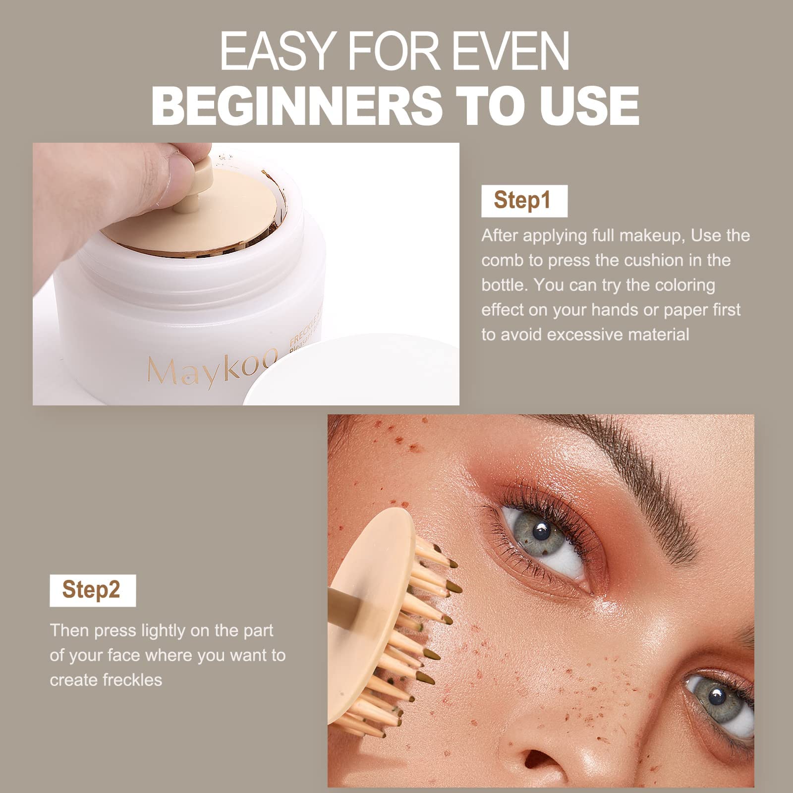 MAYKOO Freckle Cushion safe ingredients suitable for all skin types