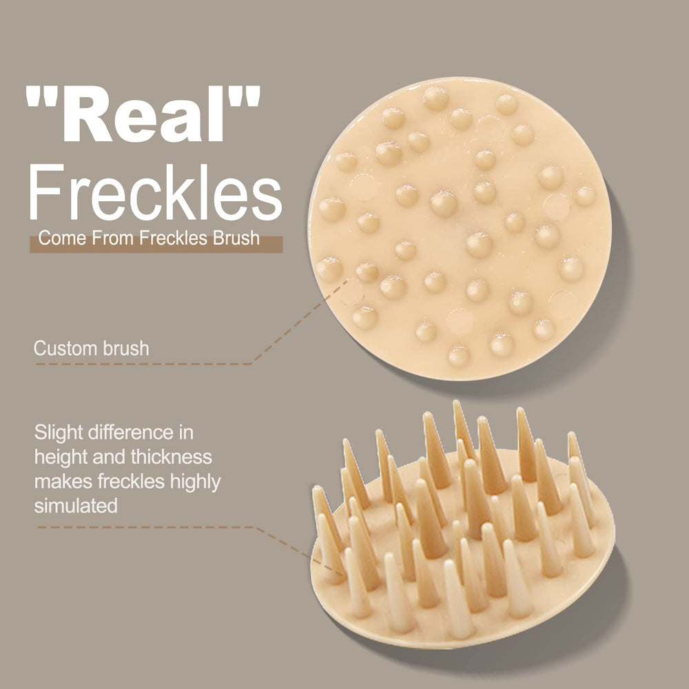 MAYKOO Freckle Cushion sun-kissed look swatch on skin for natural warmth