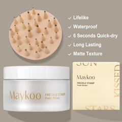 MAYKOO Freckle Cushion waterproof formula ensures long-lasting wear in daily use