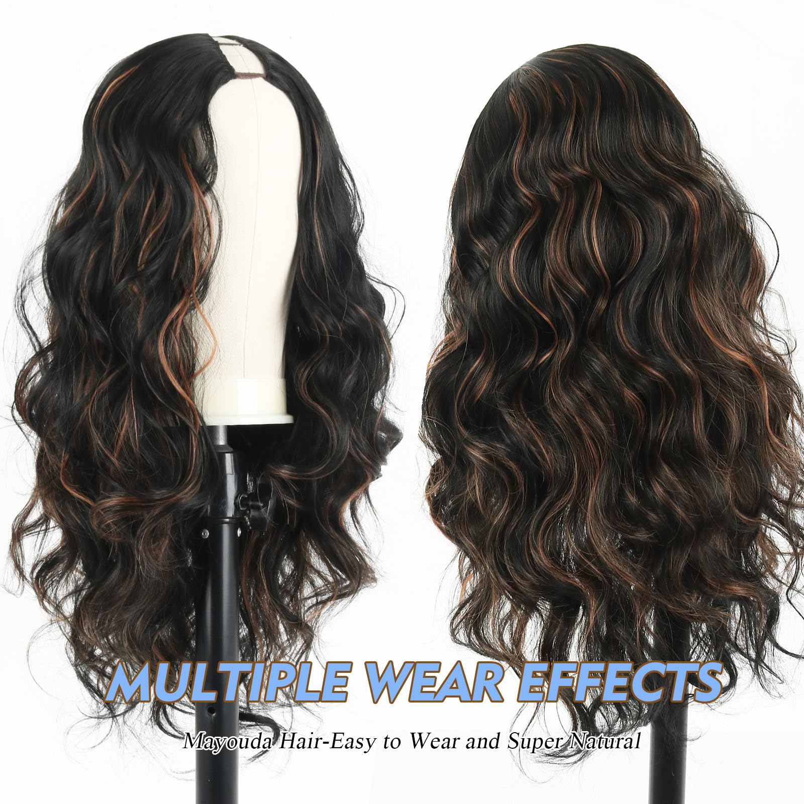 Mayouda heat-resistant synthetic fibers maintaining style