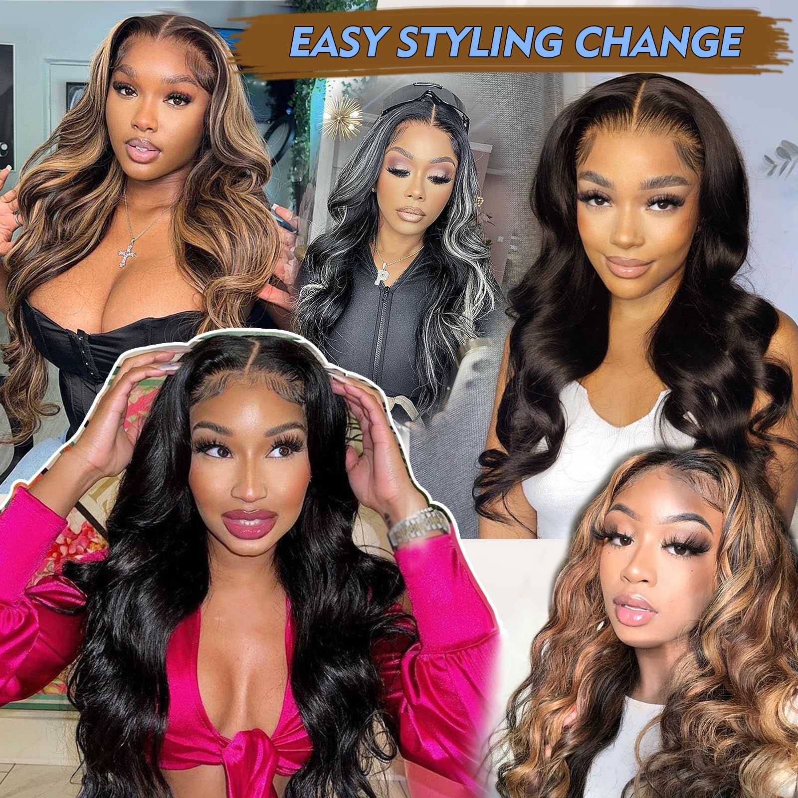 Mayouda wig care guide image for washing and maintenance