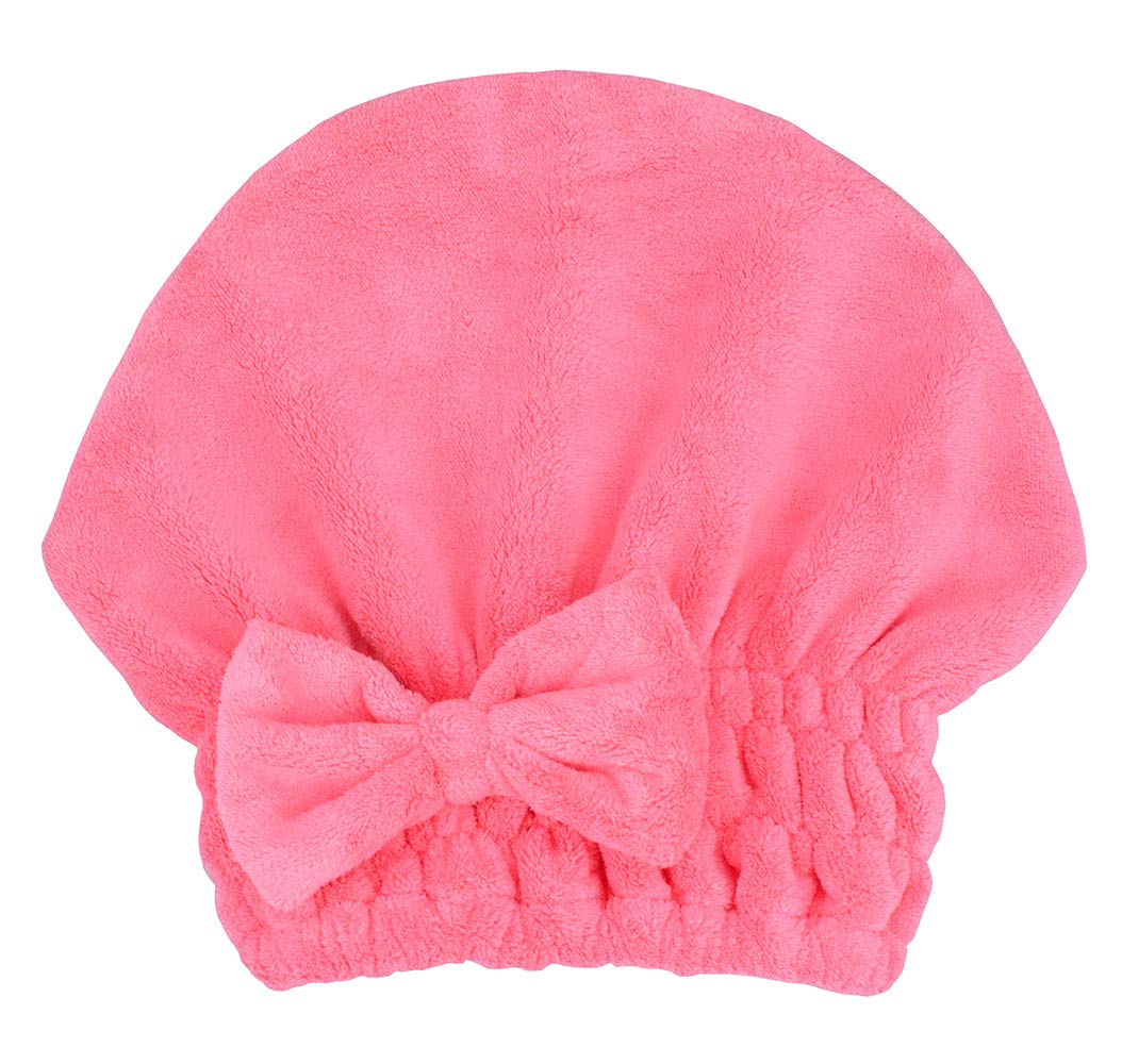 MAYOUTH hair wrap cap showcases sleek microfiber that dries hair quickly after shower.