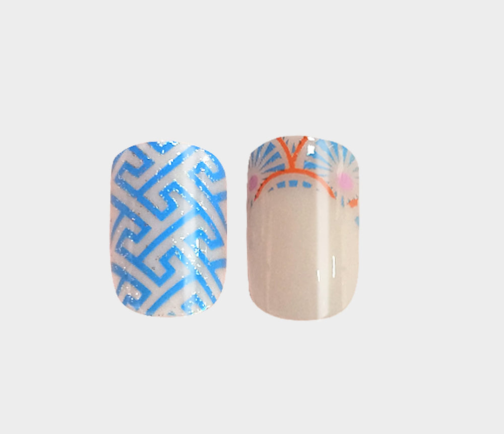May Queen uñas con dos pegamentos incluidos para ajuste rápido