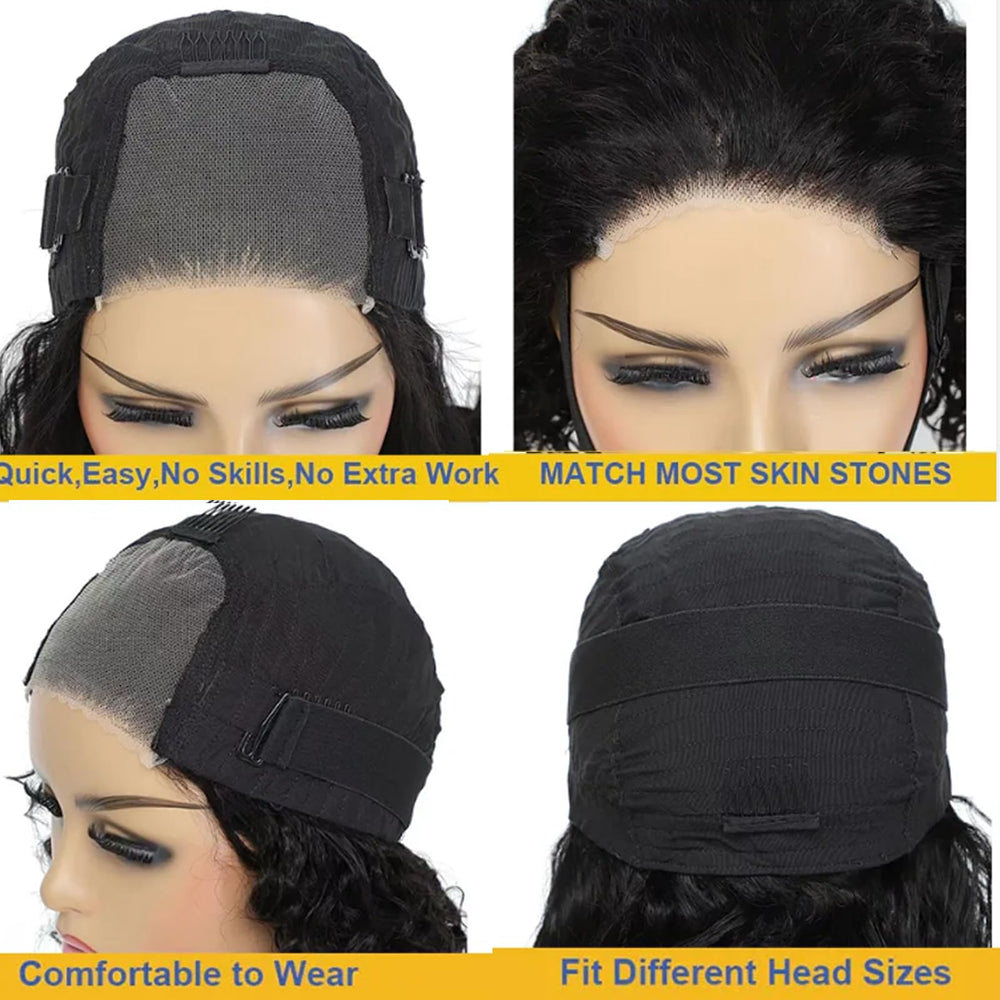 Maytune Swiss HD lace closeup shows seamless skin blend for a discreet look.