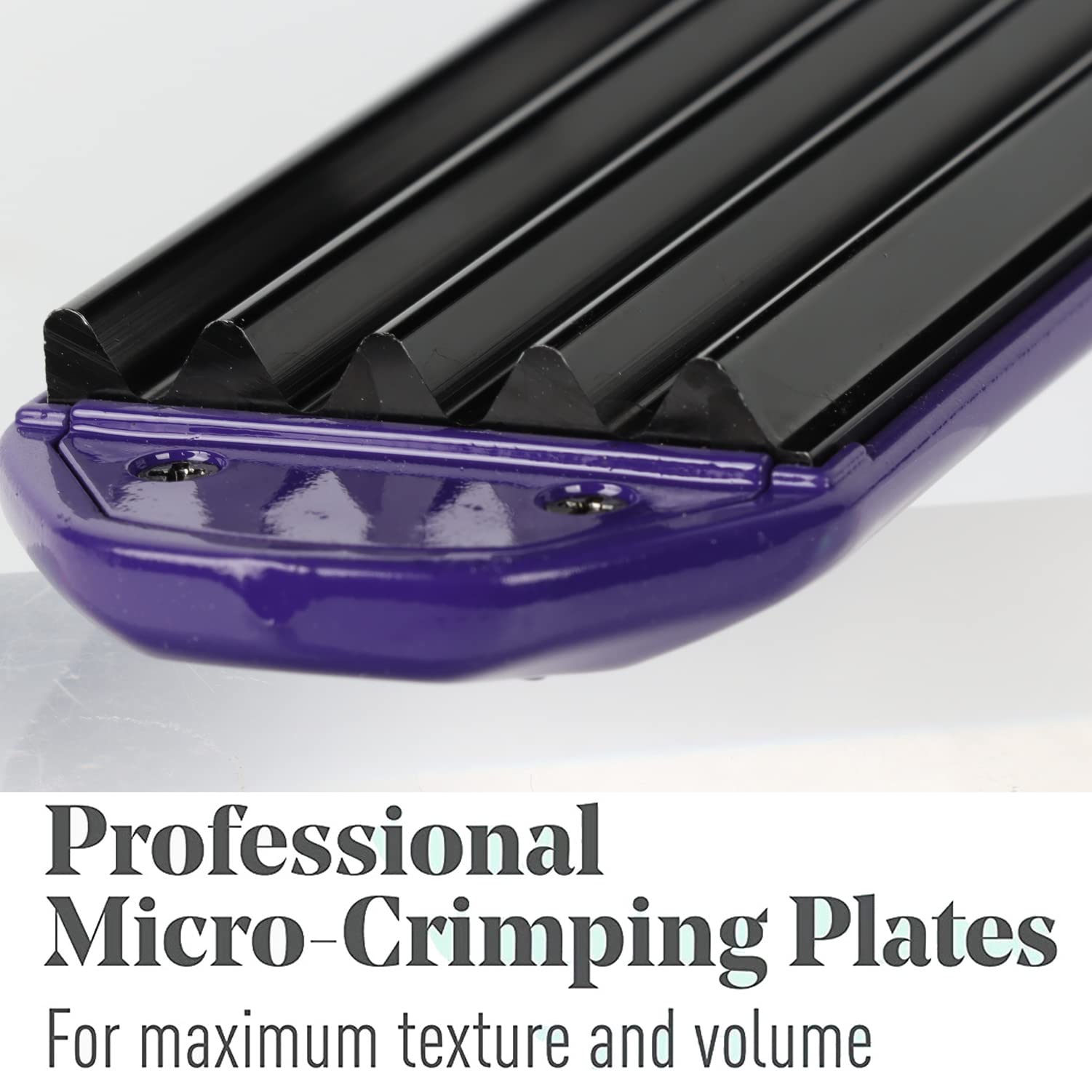 MBHAIR corrugation plates create dimensional waves with a shiny finish.