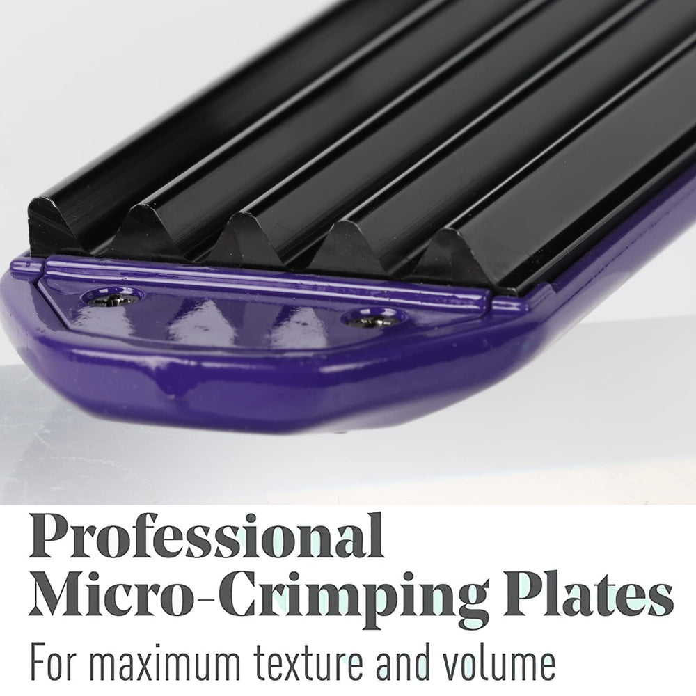 MBHAIR corrugation plates create dimensional waves with a shiny finish.