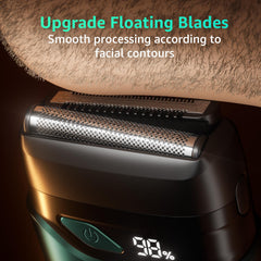 Mbzoey electric foil shaver 3-in-1 trimmer highlights versatile grooming options