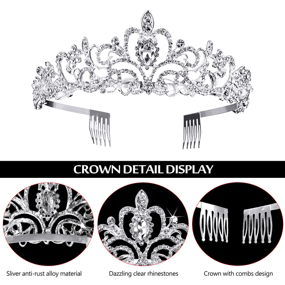 M&C Music Color Tiara combs secure the fit for steady wear.