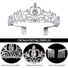 M&C Music Color Tiara combs secure the fit for steady wear.
