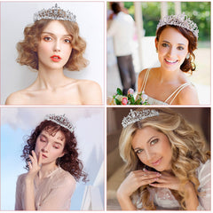 M&C Music Color Tiara crystal rhinestones provide eye-catching sparkle for weddings or proms.