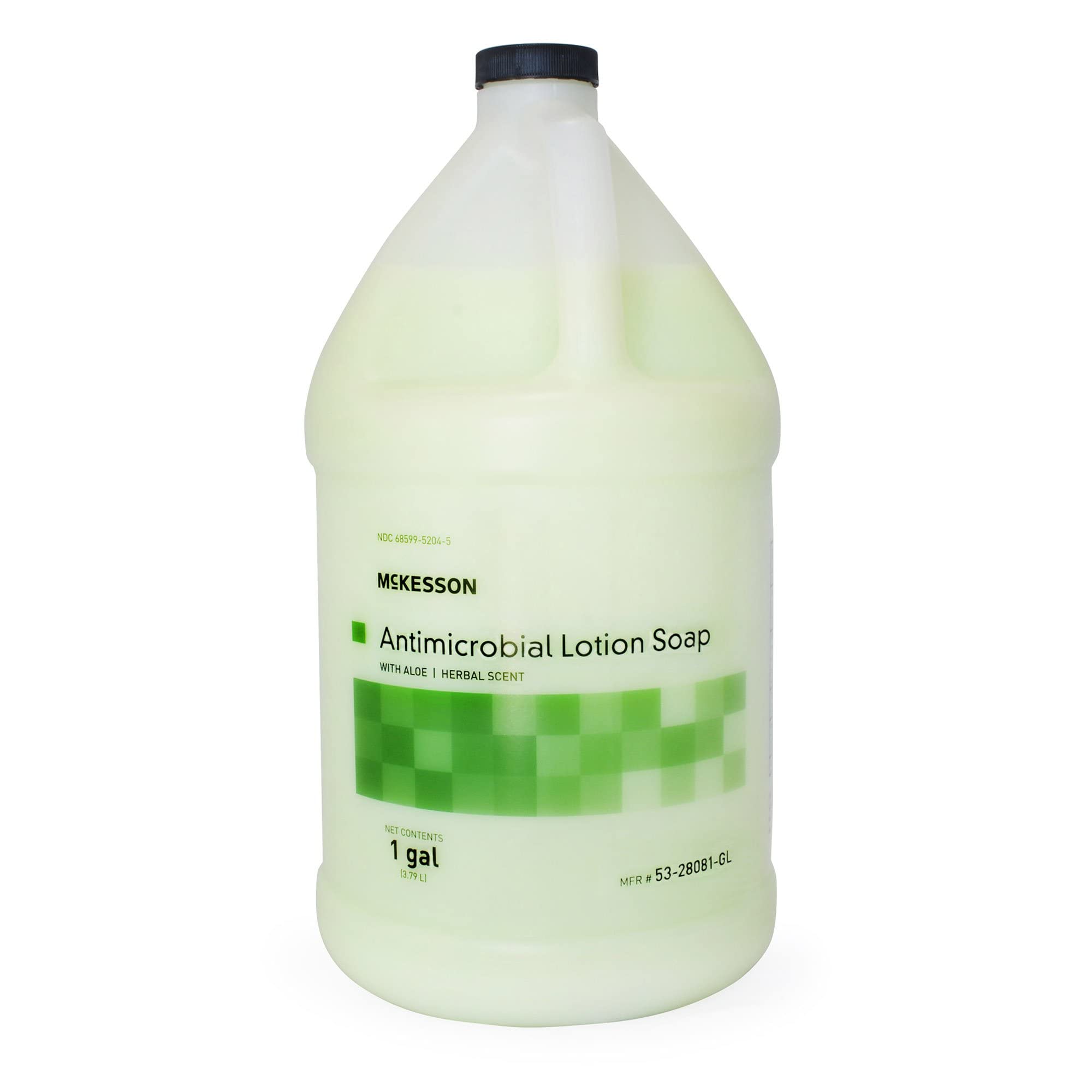 McKesson 1 gallon packaging image demonstrates refill-friendly size.