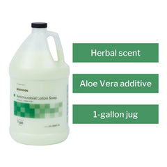 McKesson 1 gallon refill bottle ready for bulk daily use in facilities.