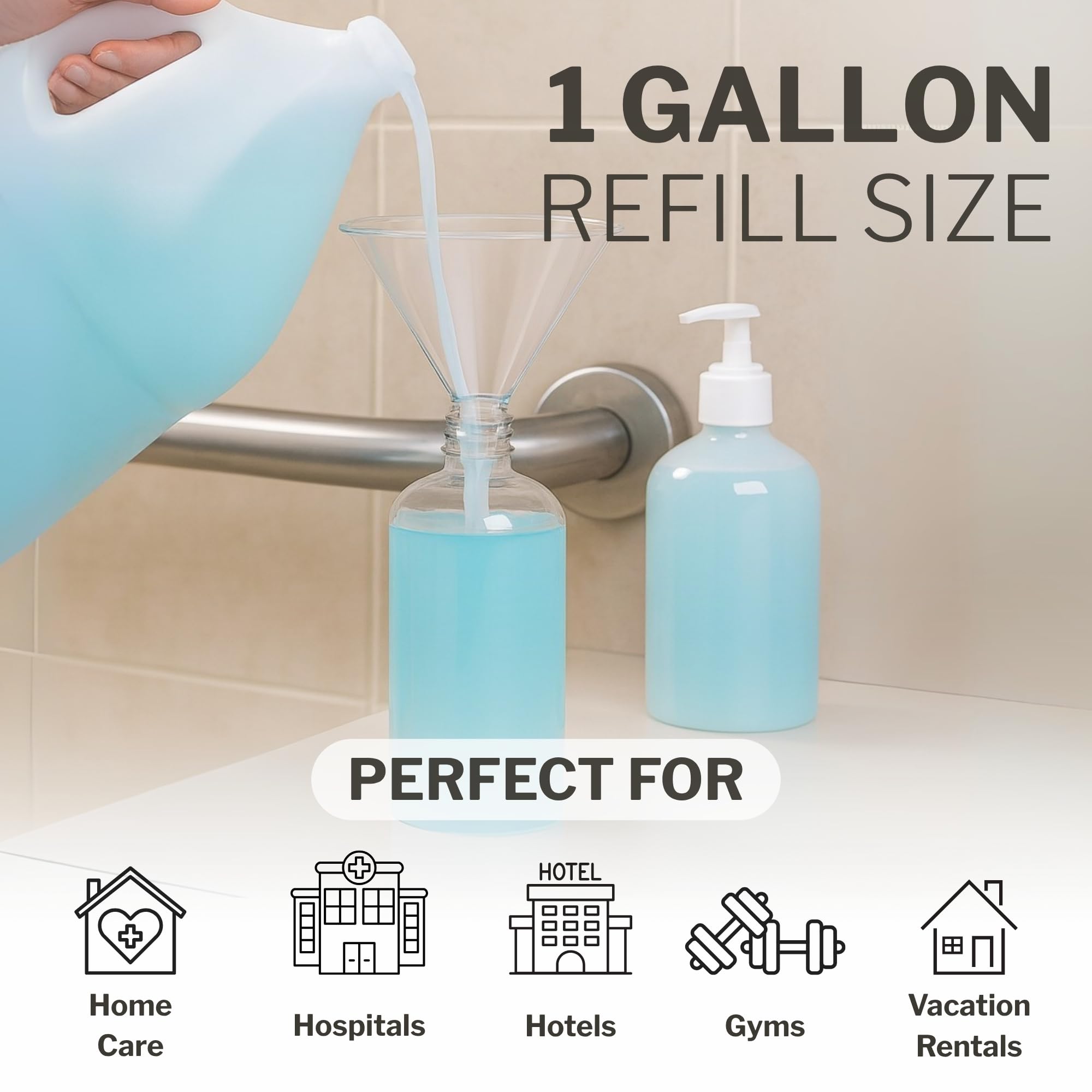 McKesson pump not included—bulk refill bottle