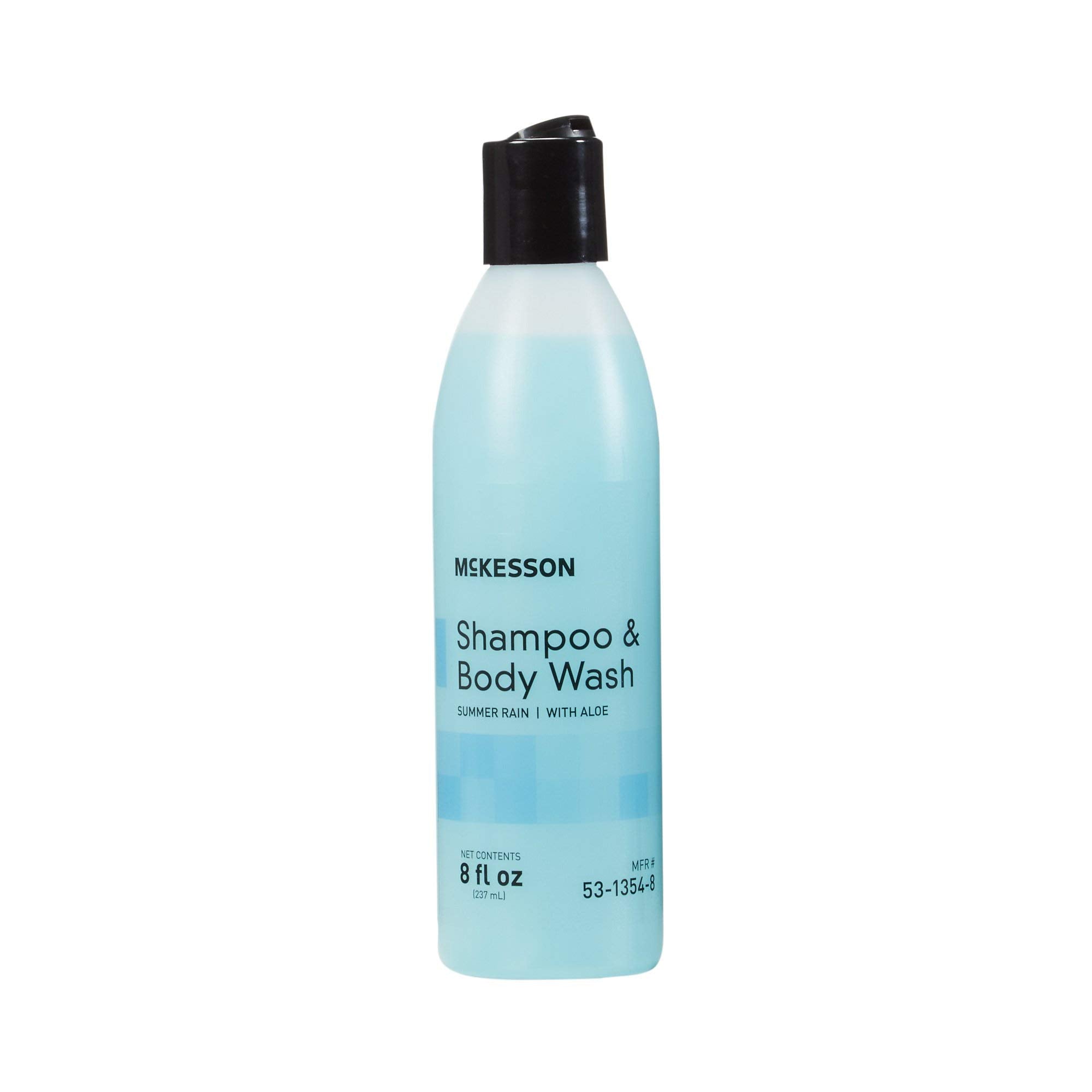 McKesson rinse stream shows clean feel after wash.