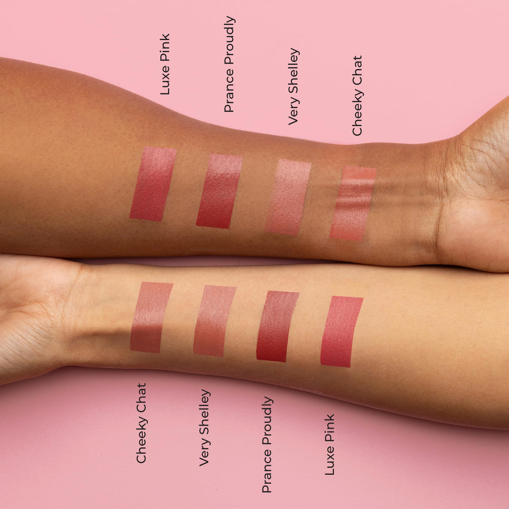 MCoBeauty hydrating matte formula provides velvety lip comfort all day.