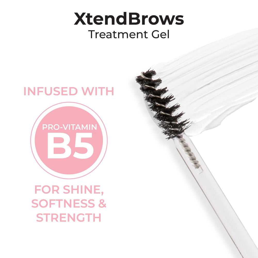 MCoBeauty XtendBrows finished look with groomed, polished brows