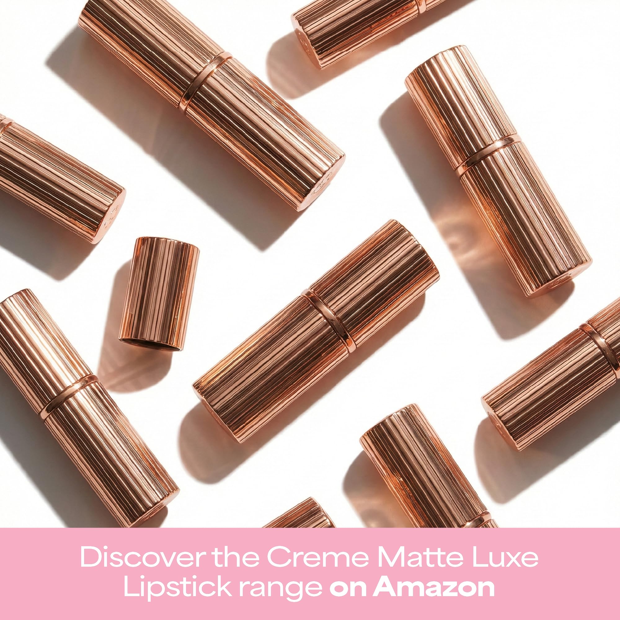 Labios hidratados tras la aplicación con el Labial Creme Matte Luxe.