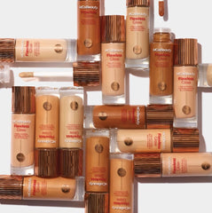 MCoBeauty Flawless Glow swirl-texture demonstrates buildable luminosity