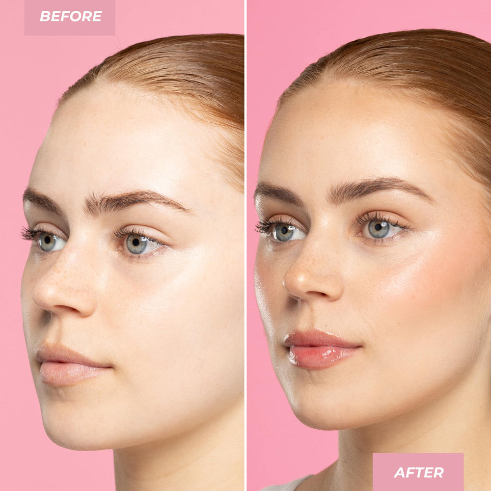 MCoBeauty mist over makeup enhances hydration and glow.
