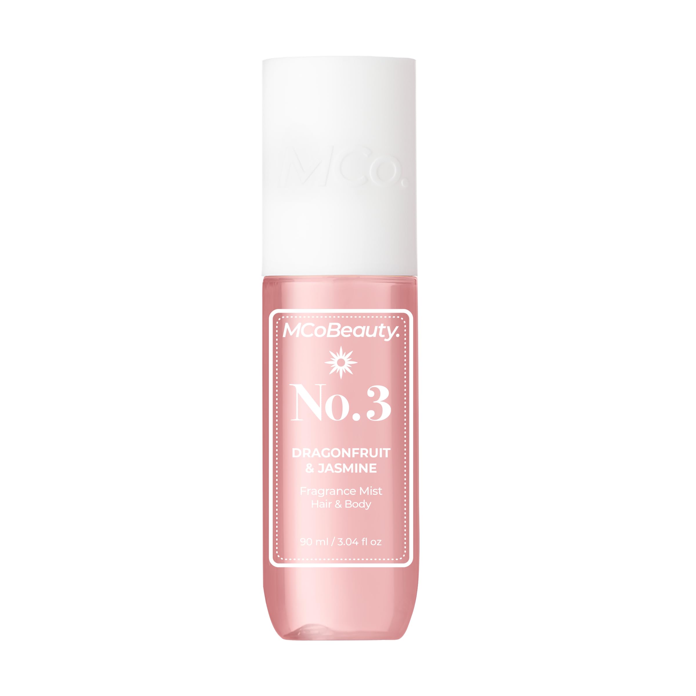 MCoBeauty Fragrance Mist No.3 bottle ready for a refreshing body and hair spritz.